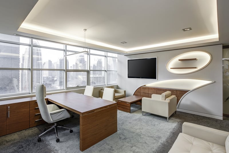 Whimsical office decor